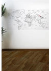 BFS  Yazılabilir Dünya Haritası Manyetik Duvar Stickerı 110 x 56 cm