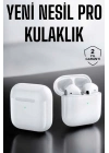 BFS Yeni Nesil Pro Bluetooth Kulaklık Uzun Pil Ömrü Beyaz