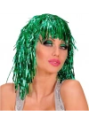 BFS Yeşil Işıltılı Metalize Parti Peruğu