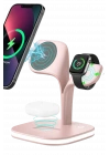 BFS  YM-UD22 Kablosuz Şarj Masaüstü Set - Pembe