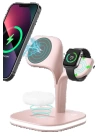 BFS  YM-UD22 Kablosuz Şarj Masaüstü Set - Pembe