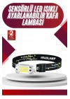 BFS Yüksek Işıklı Şarjlı ve Sensörlü LED Kafa Lambası Kamp Lambası