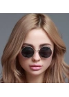 BFS   Yuvarlak Cam John Lennon Tarzı Gümüş Çerçeveli Siyah Gözlük