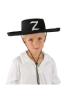 BFS   Z Logolu Çocuk Boy Bağcıklı Zorro Şapkası
