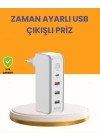 BFS Zaman Kontrollü Şarj Cihazı 30W Hızlı Şarj ve Çoklu USB Çıkışı