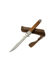 BFS Zbr M390 1-37 Kahverengi Kamp Çakısı 21cm - Manuel, Ahşap Sap, Kılıflı