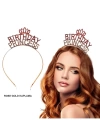 Birthday Princess Kristal Taç – Rose Gold Kaplama