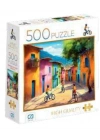Bisikletli Çocuklar Puzzle 500