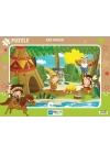 Blue Focus Red Indian (Kızılderili) - Puzzle 72 Parça