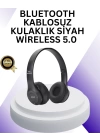 Bluetooth 5.0 Kablosuz Kulak Üstü Kulaklık | Stereo Ses ve Katlanabilir Tasarım