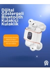 Bluetooth 5.3 Kulaklık – Kulakiçi, ANC+ENC, 4 Adet Set, Dijital Göstergeli