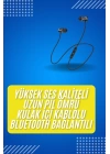 Bluetooth Bağlantılı Kablolu Mıknatıslı Sport Kulaklık