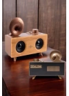 Bluetooth Hoparlör Ahşap Klasik Retro Gramofon Bluetooth Müzik Kutusu