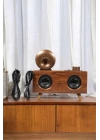 Bluetooth Hoparlör Ahşap Klasik Retro Gramofon Bluetooth Müzik Kutusu