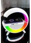 Bluetooth Hoparlör Dijital Göstergeli Wireless Şarj RGB Işıklı