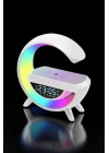 Bluetooth Hoparlör Dijital Göstergeli Wireless Şarj RGB Işıklı
