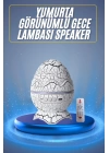 Bluetooth Hoparlör Dinozor Yumurtası Gece Masa Lambası Projektör