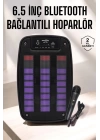 Bluetooth Hoparlör RGB Işıklı USB SD Kart Girişli Taşınabilir
