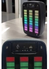 Bluetooth Hoparlör RGB Işıklı USB SD Kart Girişli Taşınabilir