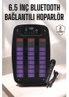 Bluetooth Hoparlör RGB Işıklı USB SD Kart Girişli Taşınabilir