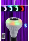 Bluetooth Hoparlör RGB LED Teknolojisi ile Müzik ve Aydınlatma