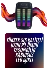 Bluetooth Hoparlör Taşınabilir Şarjlı Işıklı Büyük Boy Yüksek Ses Kaliteli