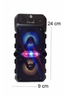 Bluetooth Hoparlör Yüksek Ses Kaliteli Büyük Boy Çift Çıkışlı Ses Bombası