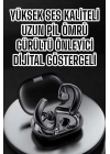 Bluetooth Kulaklık Dijital Göstergeli Uzun Pil Gürültü Önleyici Oyuncu Kulaklığı