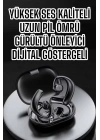 Bluetooth Kulaklık Dijital Göstergeli Uzun Pil Gürültü Önleyici Oyuncu Kulaklığı