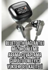Bluetooth Kulaklık Kablosuz Ekranlı ANC/ENC Destekli Dokunmatik