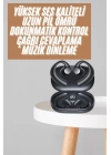 Bluetooth Kulaklık Küpeli Uzun Pil Ömrü Yüksek Ses Kaliteli Dijital Göstergeli
