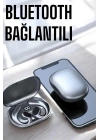 Bluetooth Kulaklık Oyuncu Kulaklığı Küpe Görünümlü Dijital Göstergeli