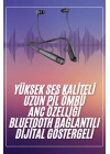 Boyun Askılı 100 Saat Kablosuz Kulaklık Göstergeli Bluetooth Kulaklık