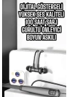 Boyun Askılı Bluetooth Kulaklık Uzun Şarj Süreli Dijital Göstergeli Kablolu