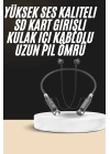 Boyun Bantlı SD Kart Girişli Yüksek Perfomanslı Bluetooth Kulaklık