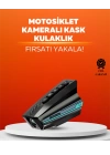 BT16 Akıllı Kask Kamerası – 1080P HD, Bluetooth 5.3, IP65 Su Geçirmez