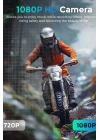 Bt68 Motosiklet Kask Bluetooth Kulaklık 1080p Kamera Ses Kontrolü Video Kayıt Özellikli İntercom