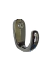 Büyük Tekli Fincan Askı, Dekor Askısı - Nikel, 12x23x30 Mm