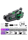 C50 2x Motosiklet Intercom Kask Kulaklık 1500 Mah Rgb Işıklı Çift Eşleşme