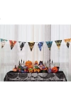 Cadılar Bayramı Halloween Flama Bayrak Banner Süs 8 Li 3 Metre