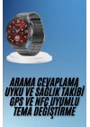 Çağrı Cevaplama Sesli Asistan Çoklu Dil Desteği 5.0 Bluetooth Akıllı Saat