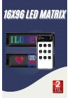 Cama Yapışan En Büyük Boy 16X96 Telefon Kontrollü Led Ekran Digital Araba Yazısı