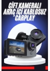CarPlay Fotoğraf ve Video Kaydedici Araç İçi Kamera Ekranlı