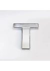 Cemax T Harfi  3,75 cm Krom Yapışkanlı