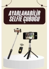 Cep Telefonu Tripod Standı Manyetik Selfie Sopa Bluetooth Uzaktan Kumandalı