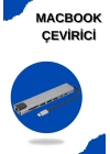 Çevirici Dönüştürücü Adaptör Macbook 3 In 1 Type-C To Hdmı USB 3.0