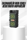 Çift Çıkışlı Güçlü Bataryalı Kablosuz Yüksek Ses Kaliteli Bluetooth Hoparlör