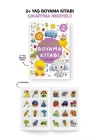 Çıkartmalı Boyama Kitabı  2 Yaş +