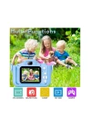 Çocuk Dijital Fotoğraf Makinası 20 Mp Video Kaydedici 2.0 İnç Çift Kameralı