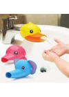 Çocuklar İçin Eğitici ve Güvenli Musluk Uzatıcı Genişletici Başlık Aparatı Ördek Figürlü